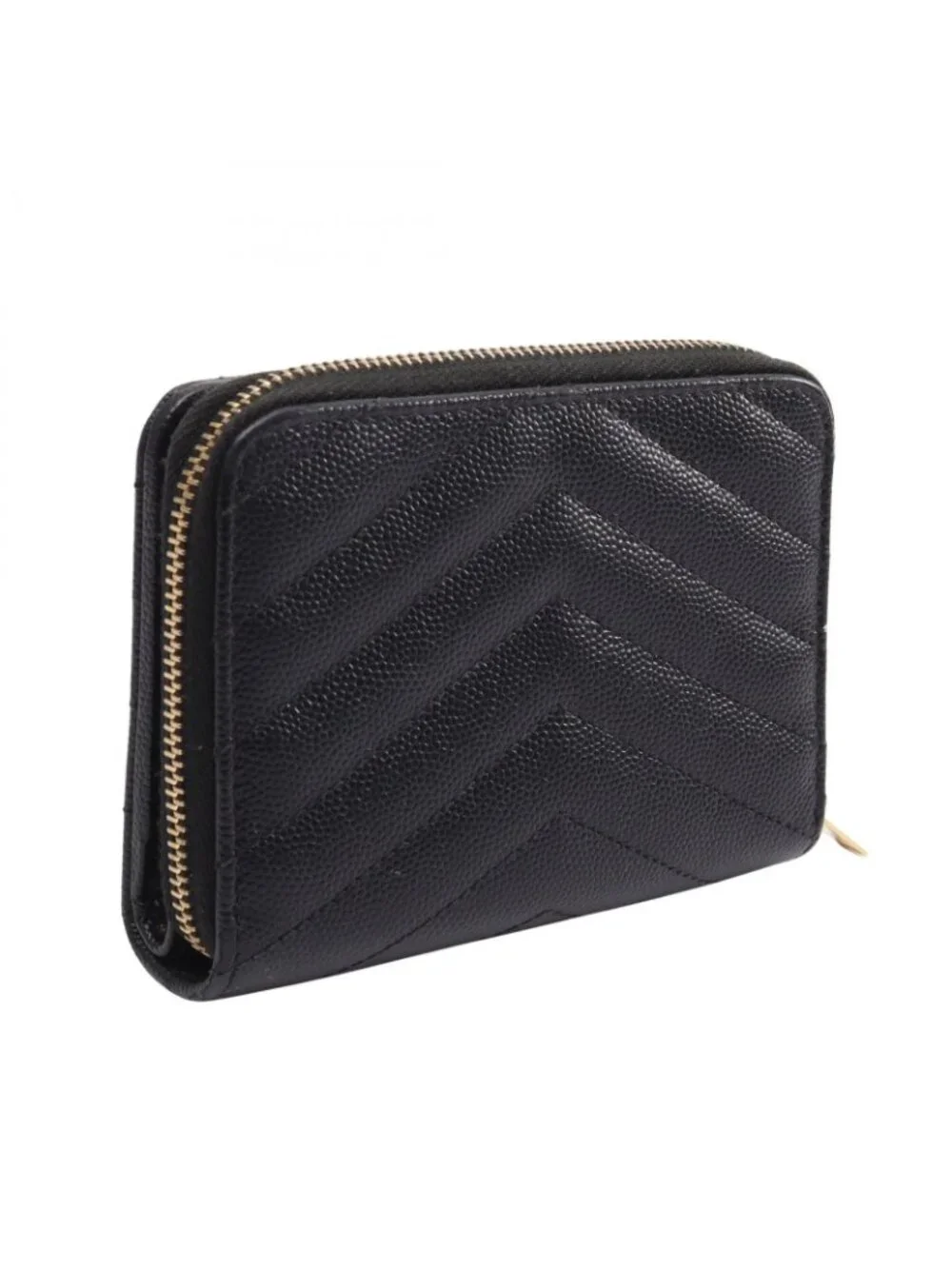 Saint Laurent Paris Bifold Wallet Monogram Black Leather